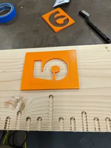 Router Number Templates for Growth Ruler