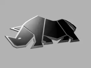 Suzuki Jimny/Samurai/Sierra Retro Rhino Emblem and Keychain