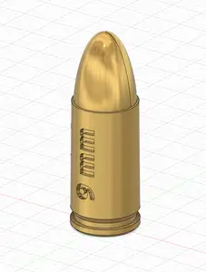 9x19mm Parabellum dummy