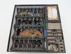 Organizing insert for Maladum KS Edition with expansions by Battle Systems
