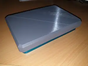Full-cover/clamshell for Elegoo Mars and Photon resin tank (+F3D-file)