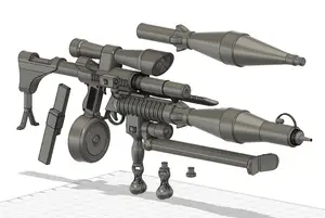 The Ultra Mega Super Duper Mega Tacticool Ketchup/Mustard Bottle Blaster 3000 MK1.0 Model X for 1:12 , 1:6 and 1:1 figures / cosplay