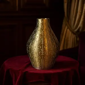 Golden Fleur Vase