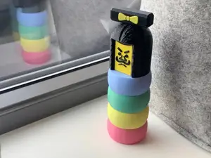 Mallet game for children - "Daruma-inspired"