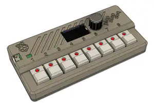 PicoStepSeq: MIDI Step Sequencer w/ Raspberry Pi Pico