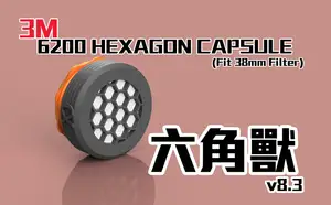 3M Filter Capsule (Fit on all 3M Gas Respirator)