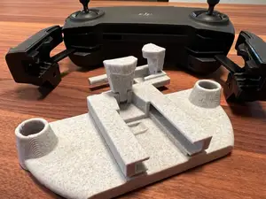 (Remix) Foldable iPhone 13 Pro Max (with cover) mount + joystick cover for DJI Mavic Mini (1. Gen.) controller