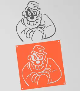 Disney characters stencil - Beagle Boy