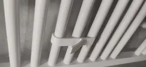 Bathroom radiator towel hanger