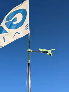 weather station = anemometer + wing vane