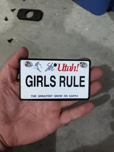 Gotrax GXL v2 electric scooter license plate holder