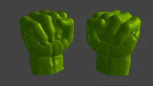 Hulk hands (gloves)