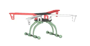 Shock-absorbing F450 landing gear