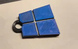 Windows 10 logo keychain