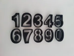 Number Cookie Cutter