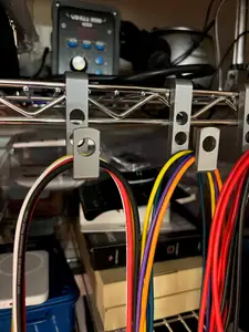 Patch Cable Hooks for wire shelves and tool box
