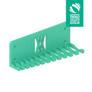 Combination Spanner Set 12pcs metric 6-22mm Wall Holder 056 I for screws or peg board