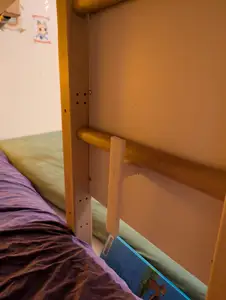 Lock for Bunk bed ladder cover/climbing guard