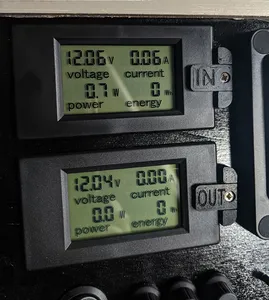Battery monitor permanent button