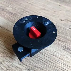 Battery main switch panel mount