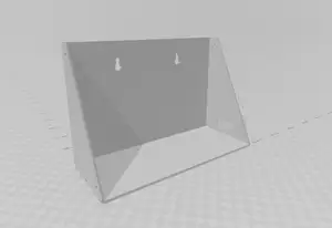 Simple wall mounted box for a Router