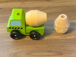 Replacement cement mixer drum for Melissa & Doug Stacking Construction Vehicles