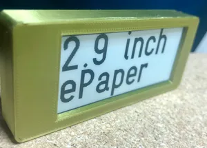 2.9" ePaper case for ESP32 and battery