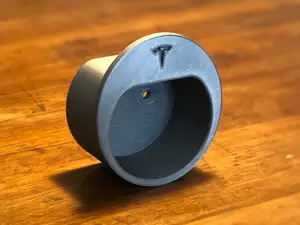Wallmount + Cable Organizer for Electric Car Type 2 Plug (logo / no logo)