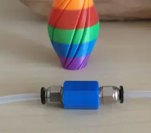 PTFE Tube Connector with PC4-01 PC4-M10 Fitting