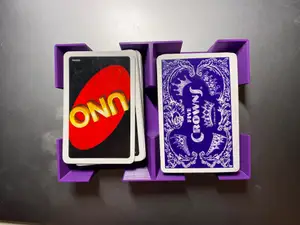Card Tray (Draw/Discard) for Uno, Five Crowns, Skip Bo etc.