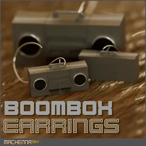Boombox Earrings