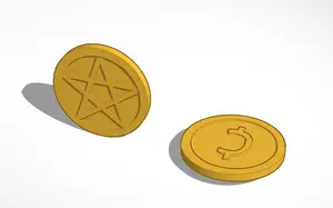 Cent coin from The Binding of Isaac