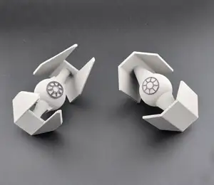 Simple Darth Vader Advanced Tie Fighter and Tie Interceptor Star Wars Toy Ship and Ornament