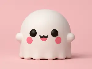 Cute Ghost Figurine