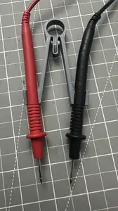 Multimeter probe tweezers
