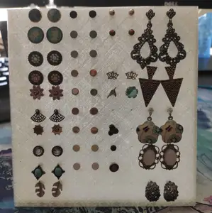 Stud earring organizer