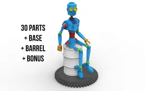 Toon Robot - Action figure and building toy