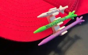 Golf Tee Hat Clip