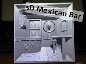 3D Mexican Bar