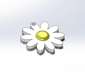 Daisy Keychain