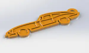 Vintege Car Keychain