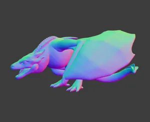 Simple Dragon Figurine