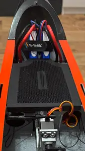 Carf Rebel Classic Electronics / RX mount, Dual Battery Box & Cover