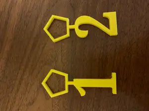Keychain Number Tags