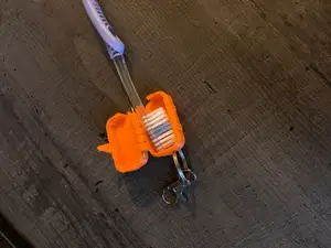 Toothbrush Travel Case keychain