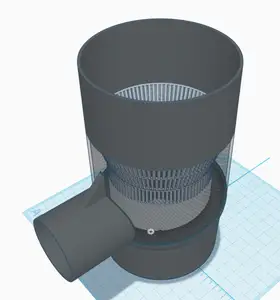 Rain Water diverter (Regensammler) for 100mm metal downpipe