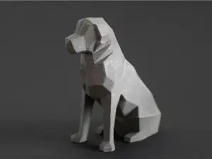 Low Poly Golden Retriever - Beto