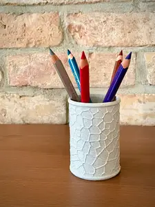 Voronoi pencil pen holder