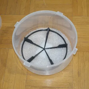 Filament spool Riser for round dry storage box