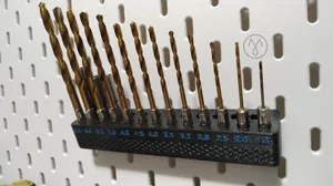 Skadis Hex Drill Bits Holder (13+Extras)